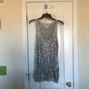 Grey sequence blouse